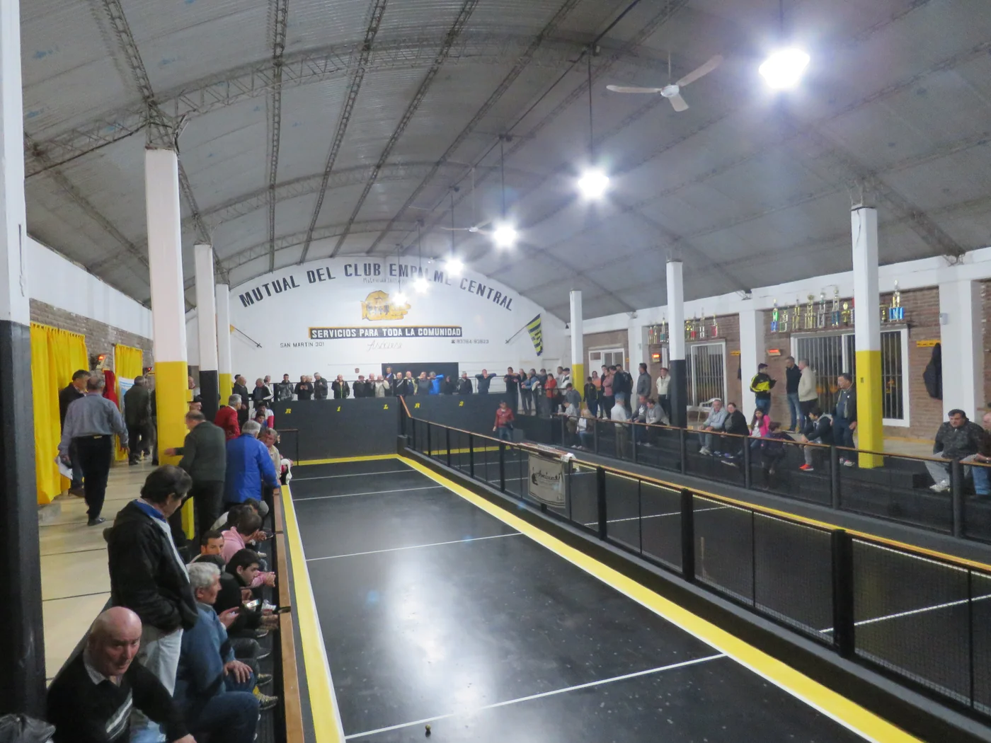 Cancha de bochas, fotografía aportada por el club