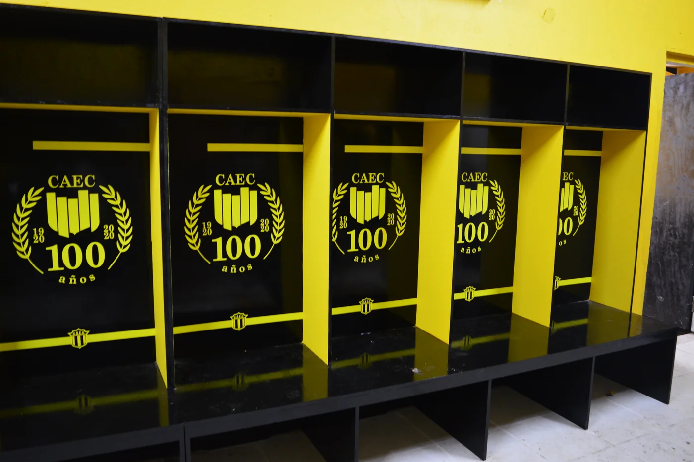 Vestuarios, fotografía aportada por el club